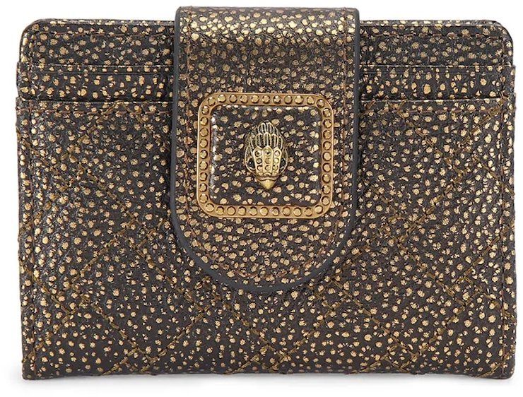 Kožené puzdro na karty Kurt Geiger London Pimlico hnedá farba, 5371260109