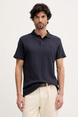 Bavlnené polo tričko Barbour Westerdale tmavomodrá farba, jednofarebné, MML1522