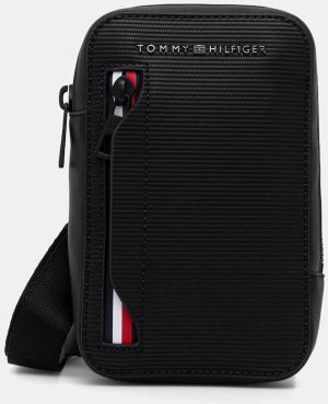 Malá taška Tommy Hilfiger čierna farba, AM0AM14021