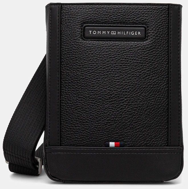 Malá taška Tommy Hilfiger čierna farba, AM0AM14012