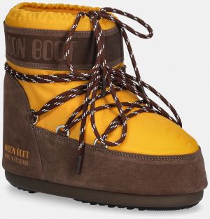 Snehule Moon Boot MB X GIR ICON LOW NYLON hnedá farba, 80D1409740-BM04