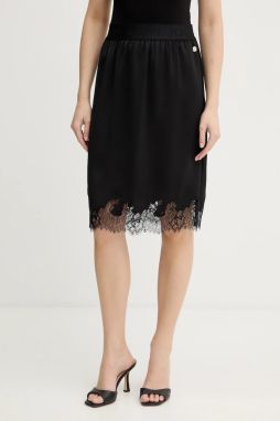 Sukňa Joop! čierna farba, mini, rovný strih, 30100113