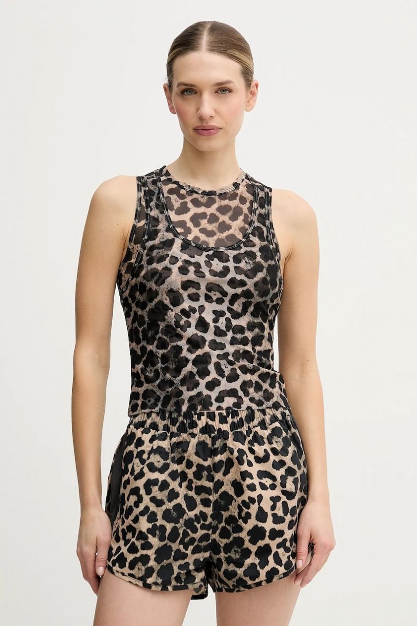 Top P.E Nation Discovery Mesh hnedá farba, 244W299