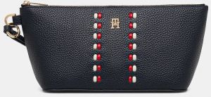 Kozmetická taška Tommy Hilfiger tmavomodrá farba, AW0AW18243
