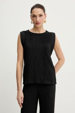 Blúzka Morgan čierna farba, jednofarebná, DIABOLO