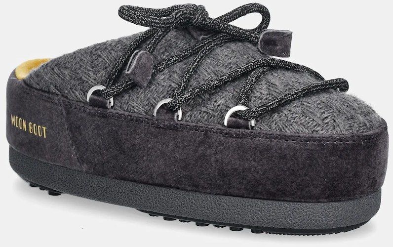 Snehule Moon Boot MB X GIR EVX MULE KNIT šedá farba, 80D1470140-H019