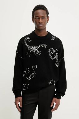 Vlnený sveter ZADIG&VOLTAIRE čierna farba, KMSW01790