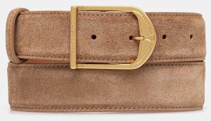 Semišový opasok ZADIG&VOLTAIRE hnedá farba, LWBT01344