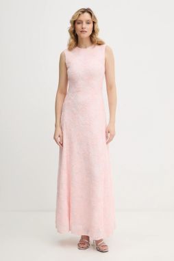 Šaty Rotate ružová farba, maxi, áčkový strih, 1152281809