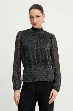 Blúzka Morgan čierna farba, jednofarebná, TOBITO