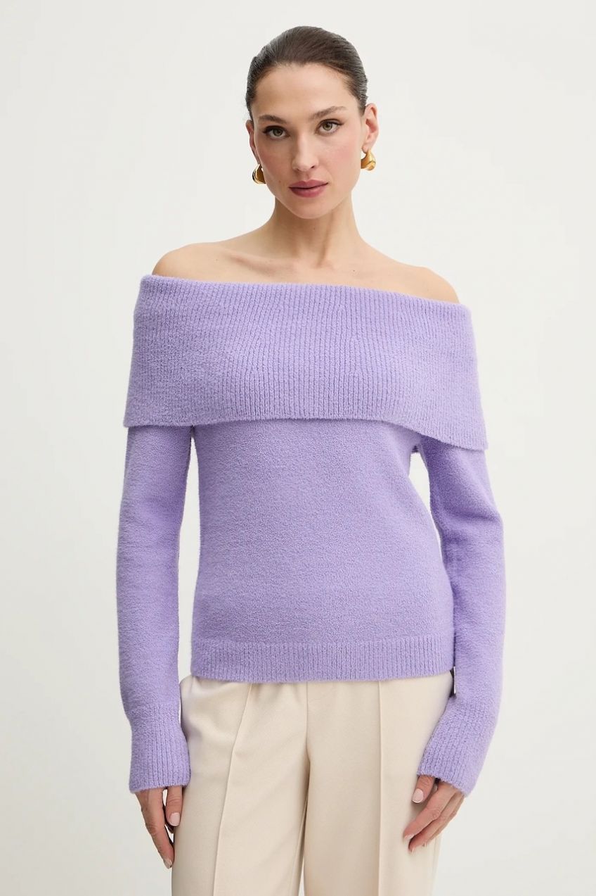 Sveter Morgan fialová farba, MBOGO