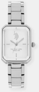 Hodinky U.S. Polo Assn. GEMMA dámske, strieborná farba, USP8438ST
