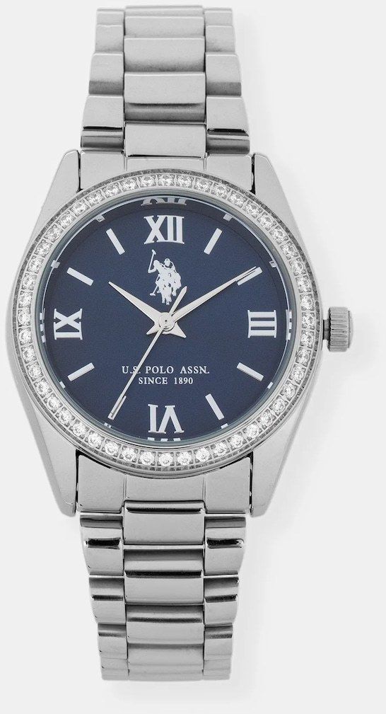 Hodinky U.S. Polo Assn. MELANIE dámske, strieborná farba, USP8460BL