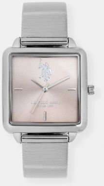 Hodinky U.S. Polo Assn. JADE dámske, strieborná farba, USP8302ST