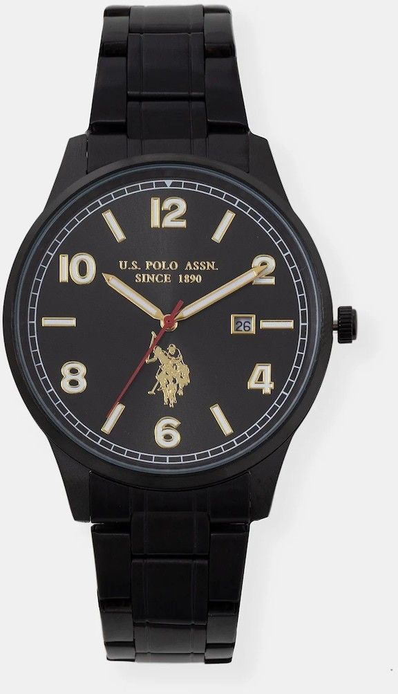 Hodinky U.S. Polo Assn. JACOB pánske, čierna farba, USP7198BK