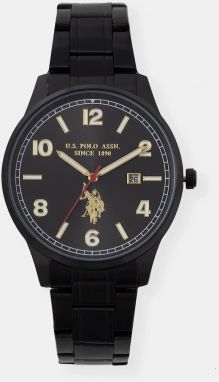 Hodinky U.S. Polo Assn. JACOB pánske, čierna farba, USP7198BK