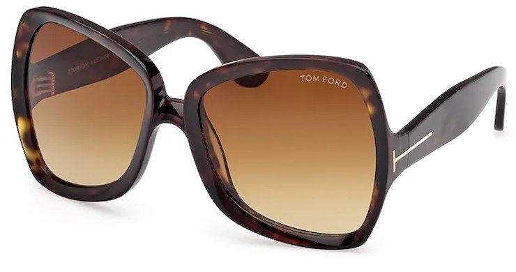 Slnečné okuliare Tom Ford hnedá farba, FT1222_6052F