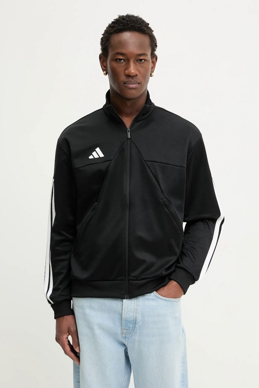 Mikina adidas Tiro čierna farba, s potlačou, JC9406