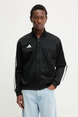 Mikina adidas Tiro čierna farba, s potlačou, JC9406