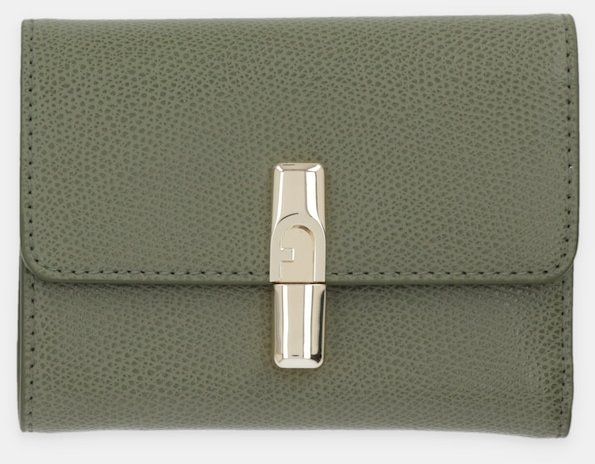 Kožená peňaženka Furla zelená farba, WP00564 ARE000 4555S