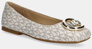 Baleríny MICHAEL Michael Kors Milan Flex Ballet béžová farba, 40F5MLFP1B.150