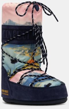 Snehule Moon Boot MB X GIR ICON POSTCARD tmavomodrá farba, 80D1403090-F016