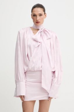 Šaty Rotate fialová farba, mini, priliehavé, 1160641809