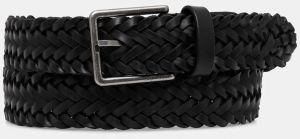 Kožený opasok Calvin Klein čierna farba, LV04D7053G