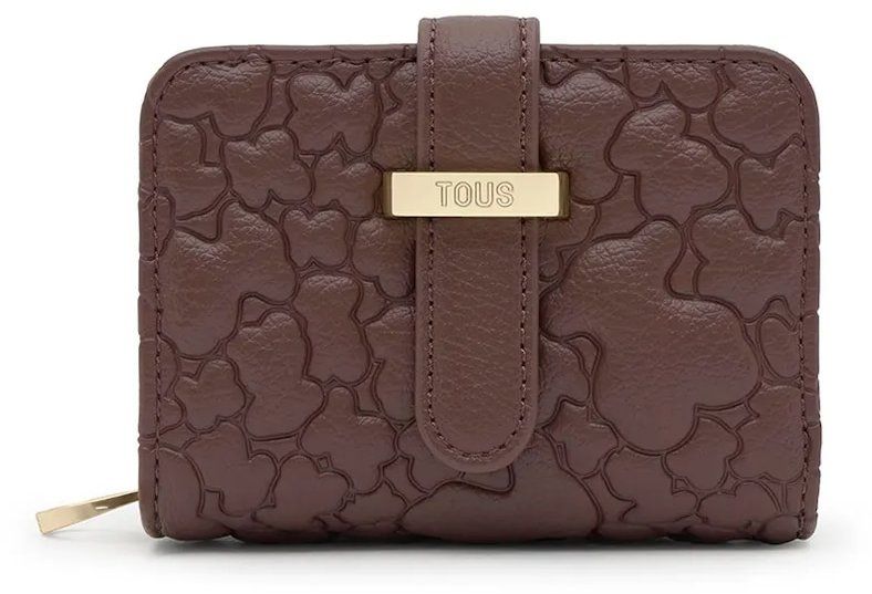 Peňaženka Tous Puffy Bear dámska, hnedá farba, 2002354843