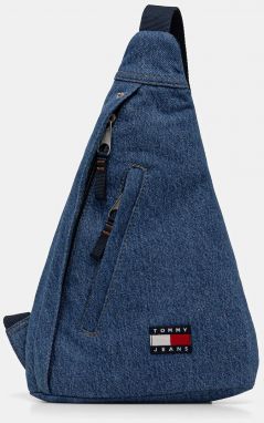 Džínsová taška Tommy Jeans modrá farba, AM0AM14051
