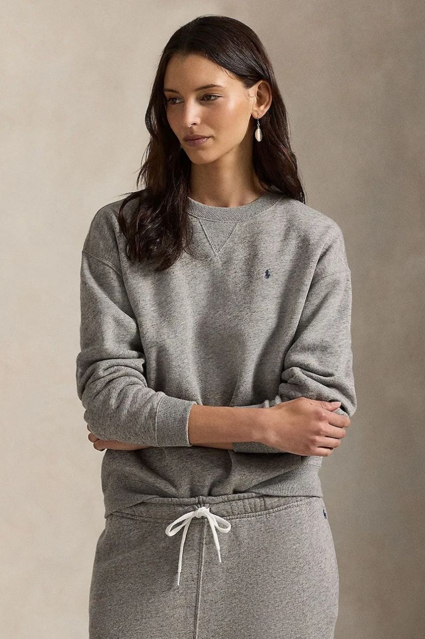 Mikina Polo Ralph Lauren červená farba, jednofarebná, 211943006