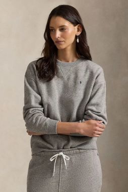 Mikina Polo Ralph Lauren červená farba, jednofarebná, 211943006