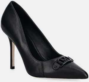 Kožené lodičky Marciano by Guess čierna farba, 5RGZ14 7103A