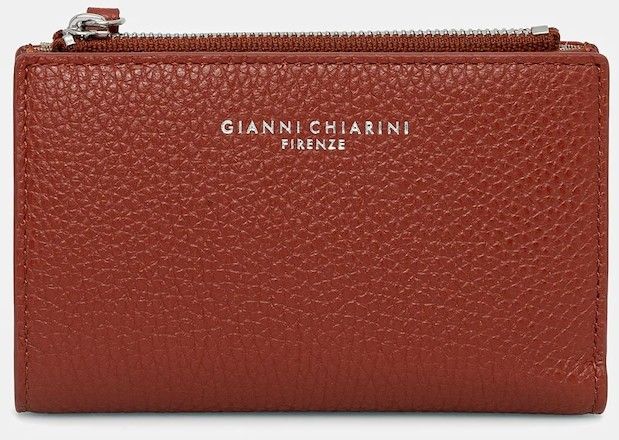 Kožená peňaženka Gianni Chiarini oranžová farba, PF.6003.GRN