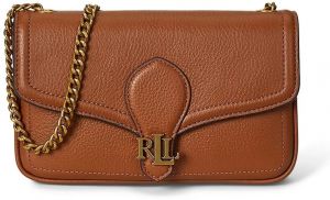 Kožená peňaženka Lauren Ralph Lauren hnedá farba, 432977374