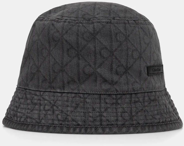 Džínsový klobúk Calvin Klein šedá farba, LV04F5043G