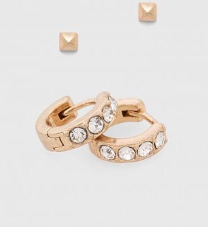 Strieborné náušnice AllSaints 2-pak