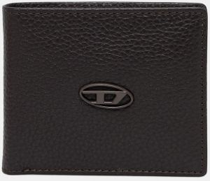 Kožená peňaženka Diesel BI FOLD COIN S čierna farba, X08844.P0685