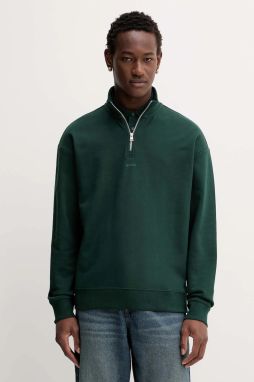 Bavlnená mikina HUGO Durty244 fialová farba, jednofarebná, 50525881