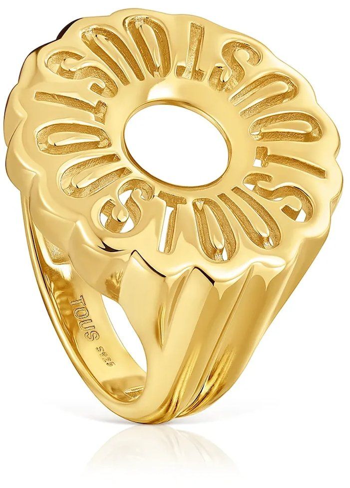 Strieborný pozlátený prsteň Tous 12 Miranda 1004215512