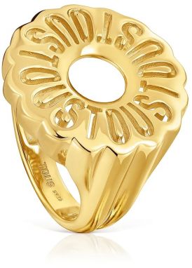 Strieborný pozlátený prsteň Tous 12 Miranda 1004215512