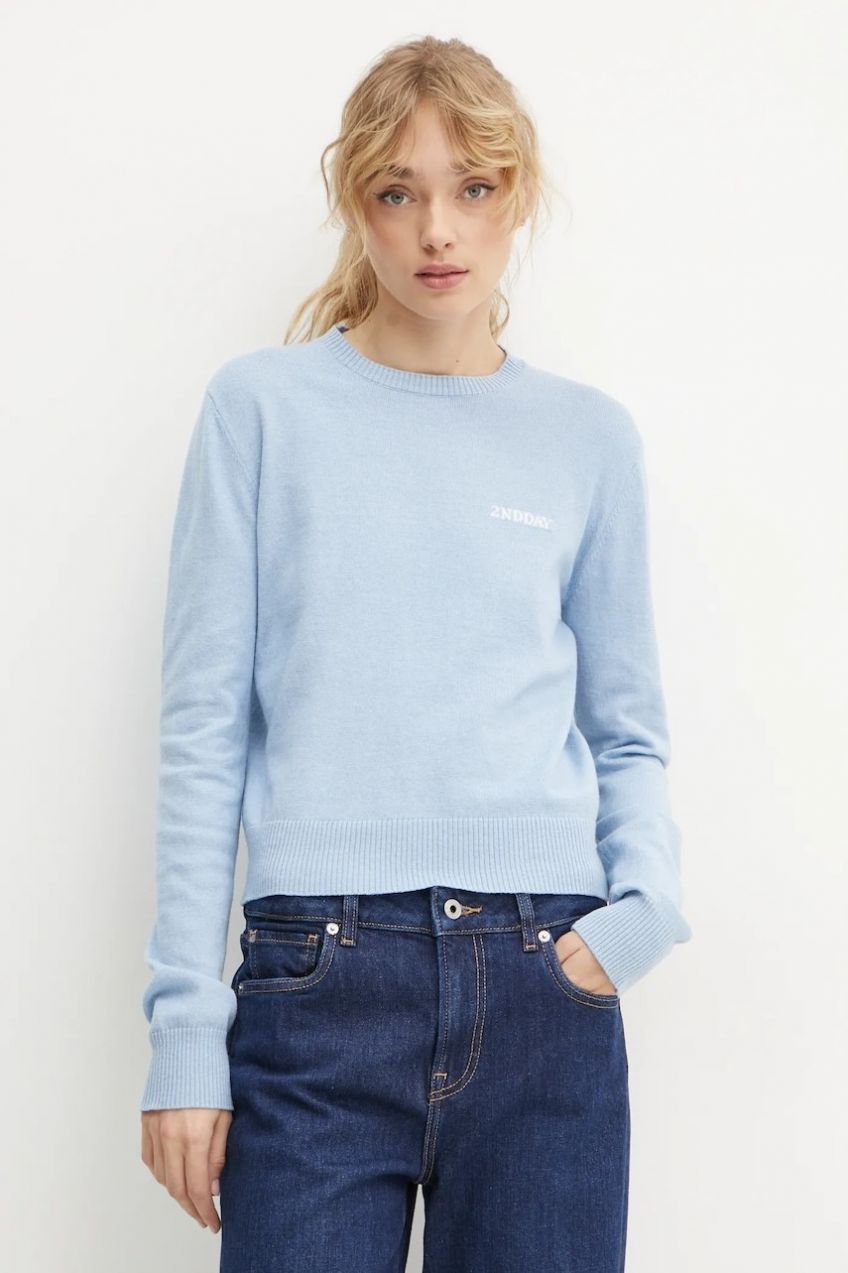 Sveter s prímesou vlny 2NDDAY Lance dámsky, tenký, 2251340408