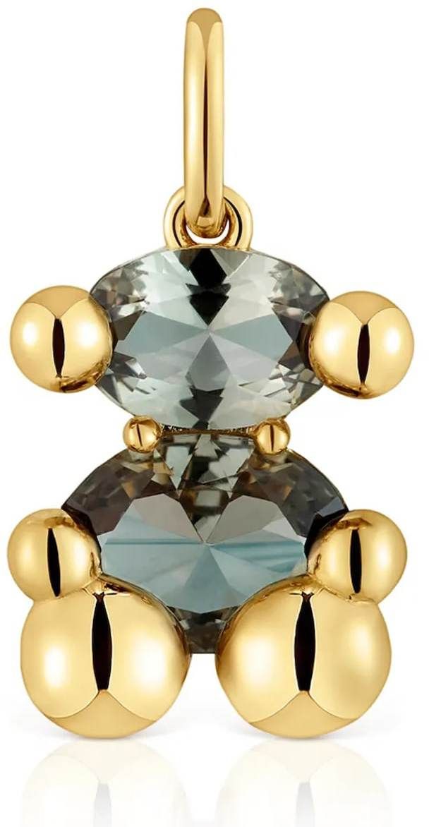 Strieborný pozlátený prívesok Tous Bold Bear Lab 1004254700