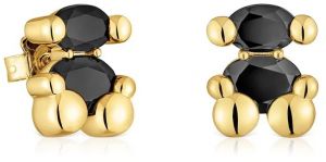 Strieborné pozlátené náušnice Tous Bold Bear Gem 1004226700