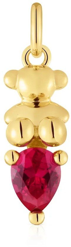 Strieborný pozlátený prívesok Tous 1004338200