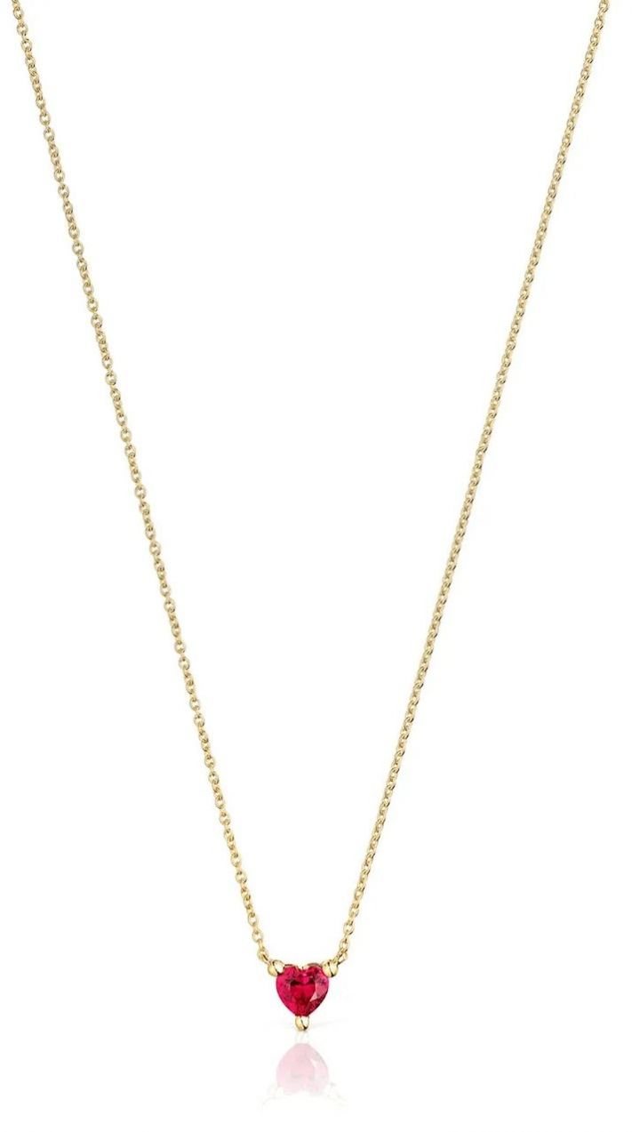 Strieborný pozlátený náhrdelník Tous 1004335200