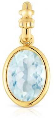 Strieborný pozlátený prívesok Tous 1004324100