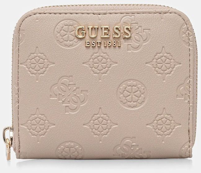 Peňaženka Guess PHOEBE dámska, béžová farba, SWPD96 65137