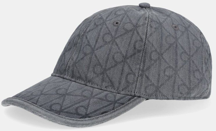 Džínsová šiltovka Calvin Klein šedá farba, LV04F5042G