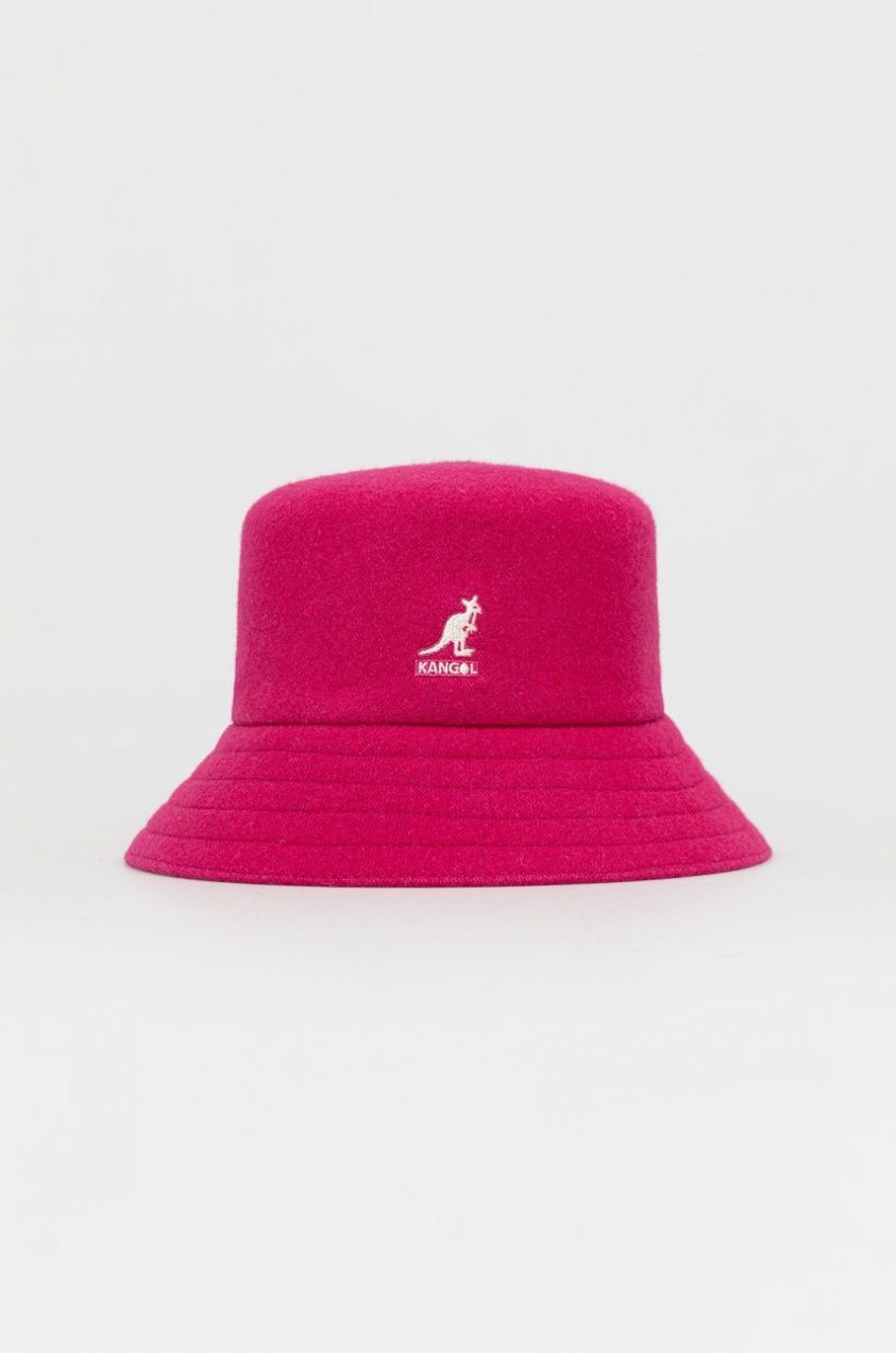 Klobúk Kangol K3191ST.EP600-EP600, fialová farba, vlnený